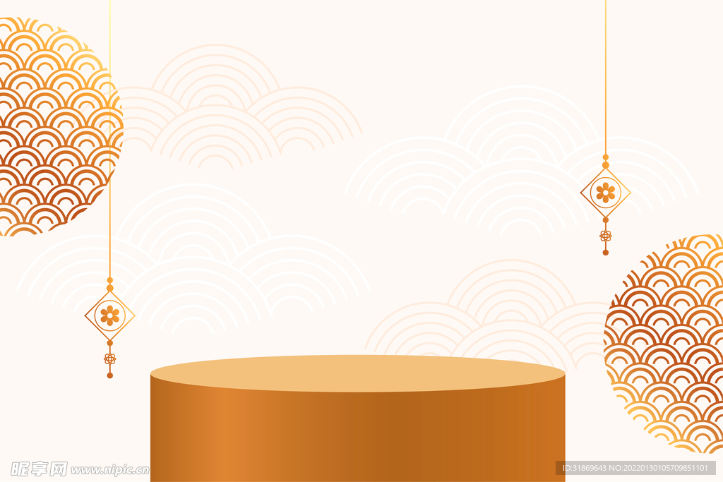 2022 新年展板背景    