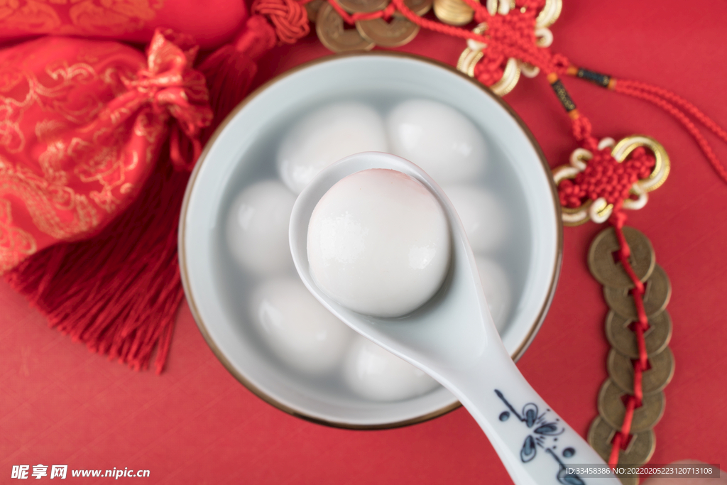 新年美食元宵汤圆图片