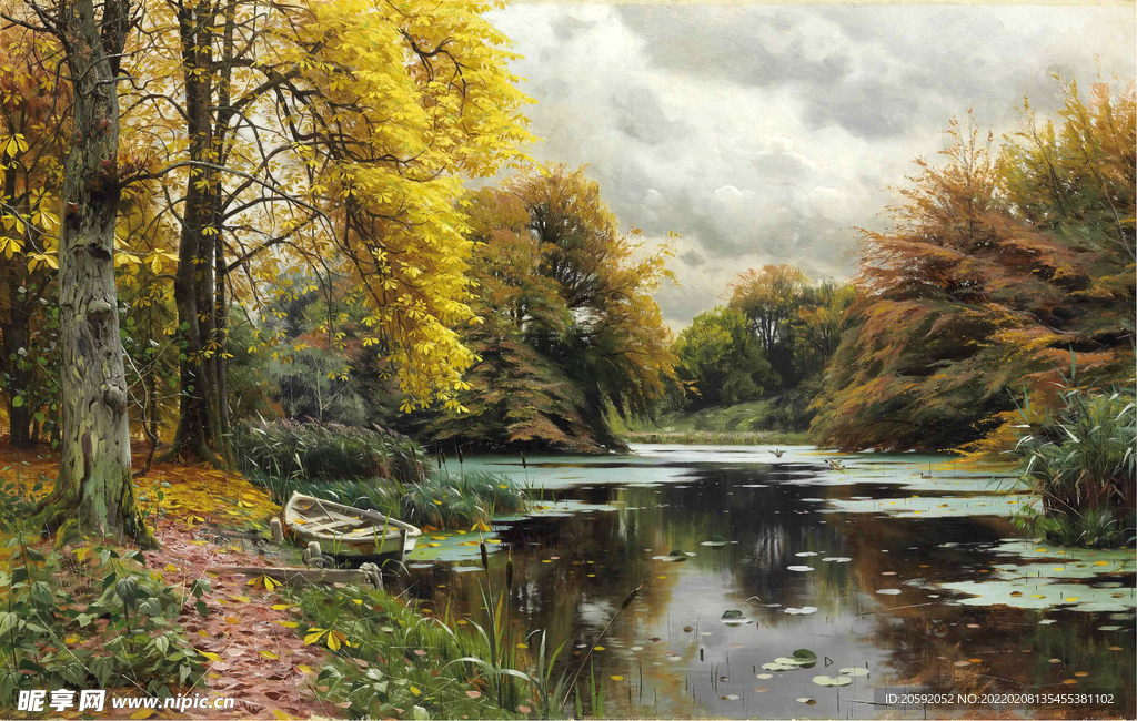油画  