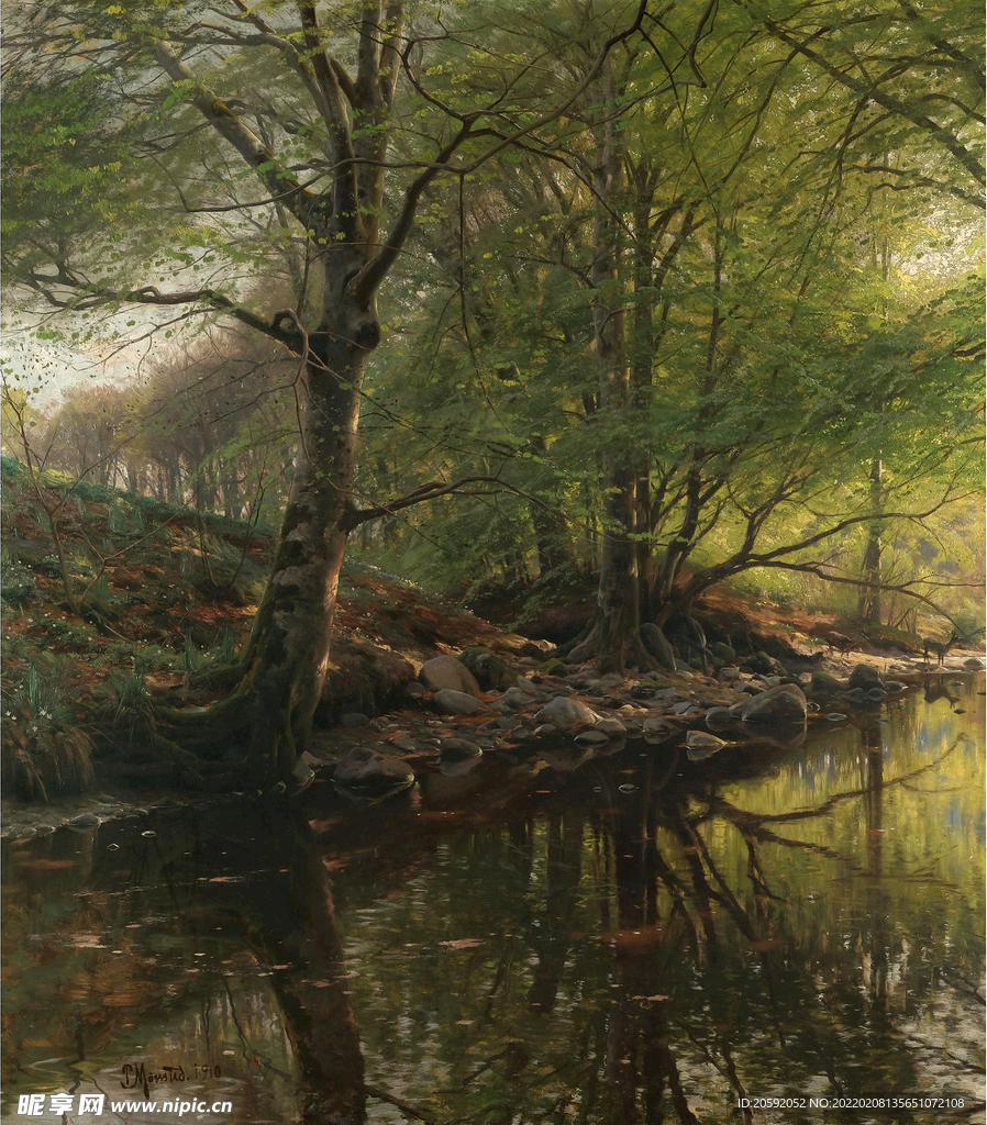 油画  