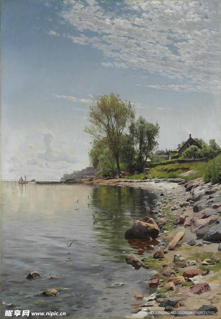 油画  