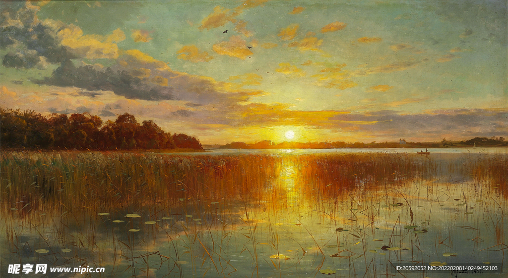 油画 