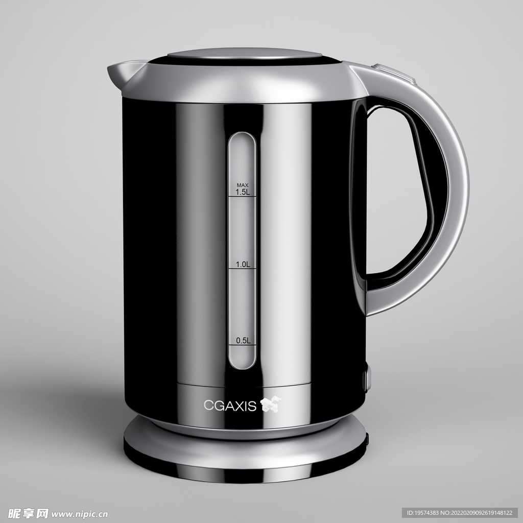 C4D模型开水壶烧水