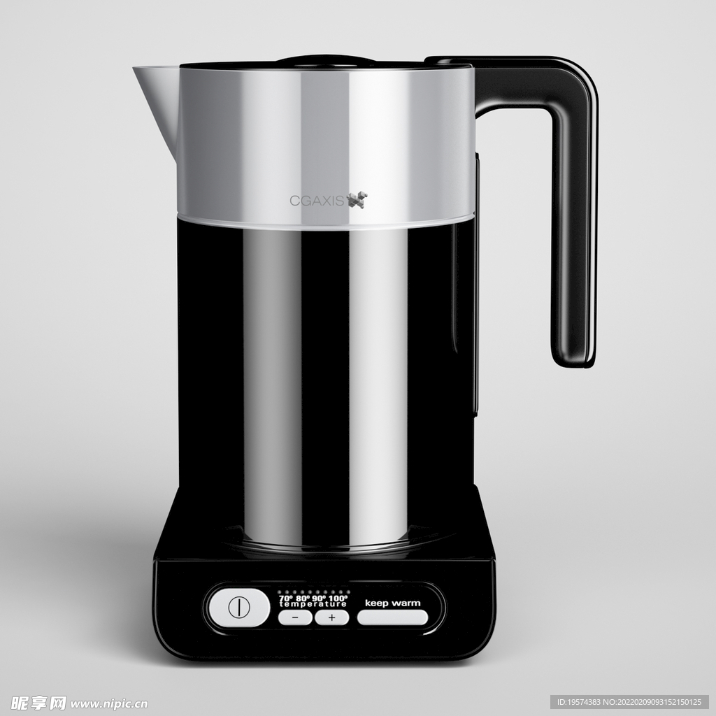C4D模型开水壶烧水