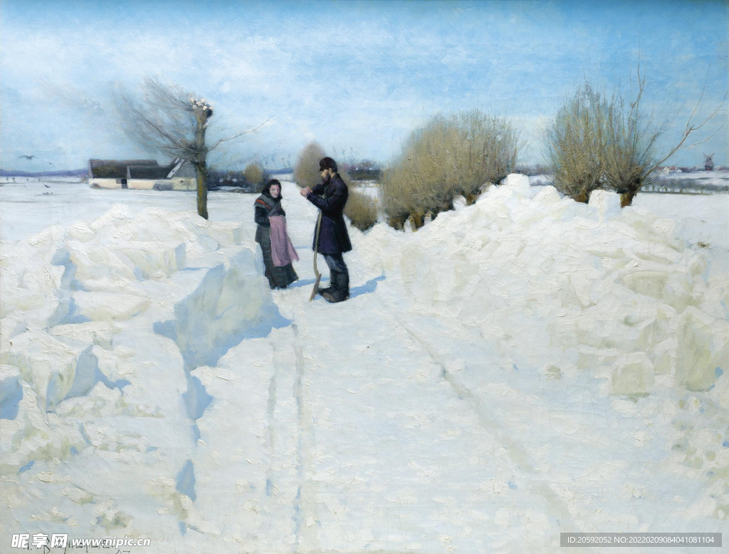 油画 