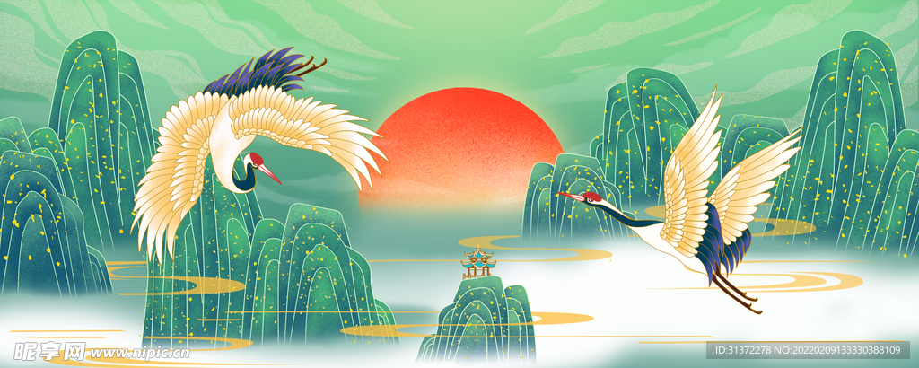 国潮海报设计图片 