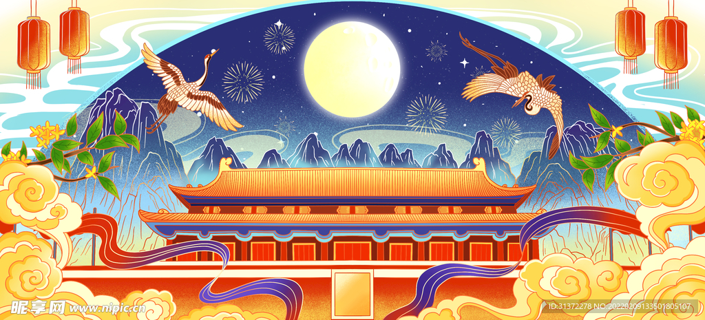  国潮海报设计图片 