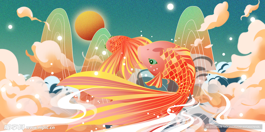  国潮海报设计图片 