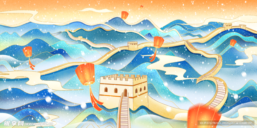 国潮海报设计图片 