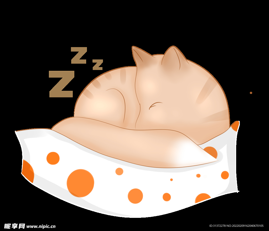 手绘卡通猫图片 