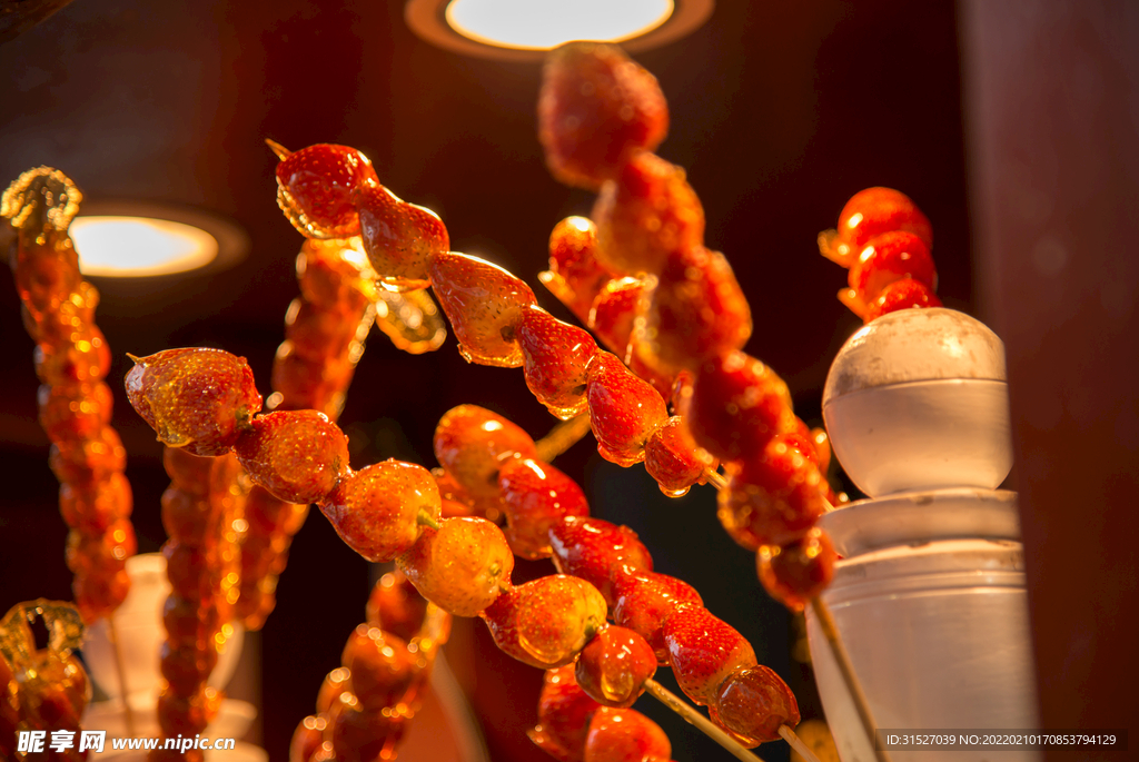美味冰糖葫芦摄影