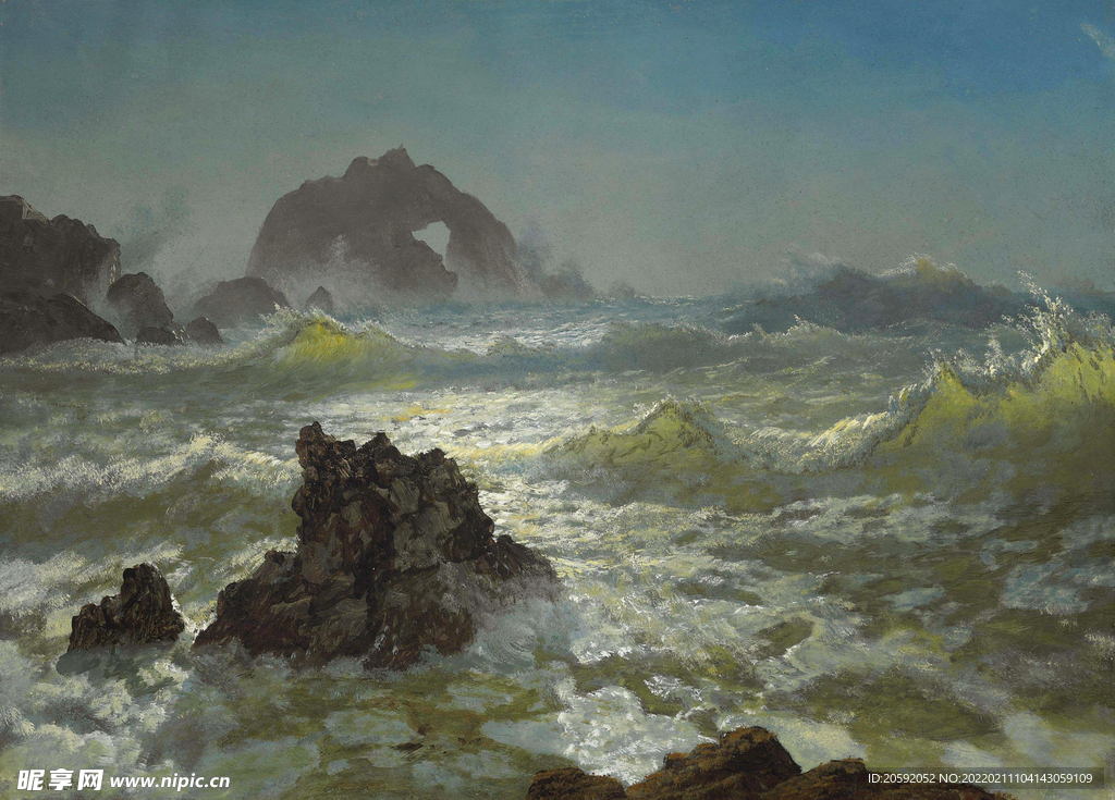 油画  