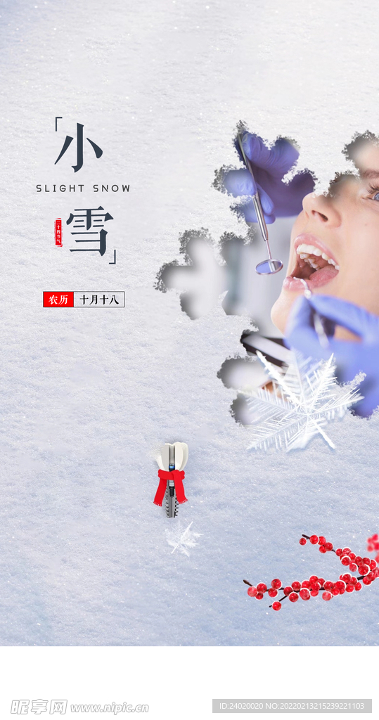 小雪手机海报