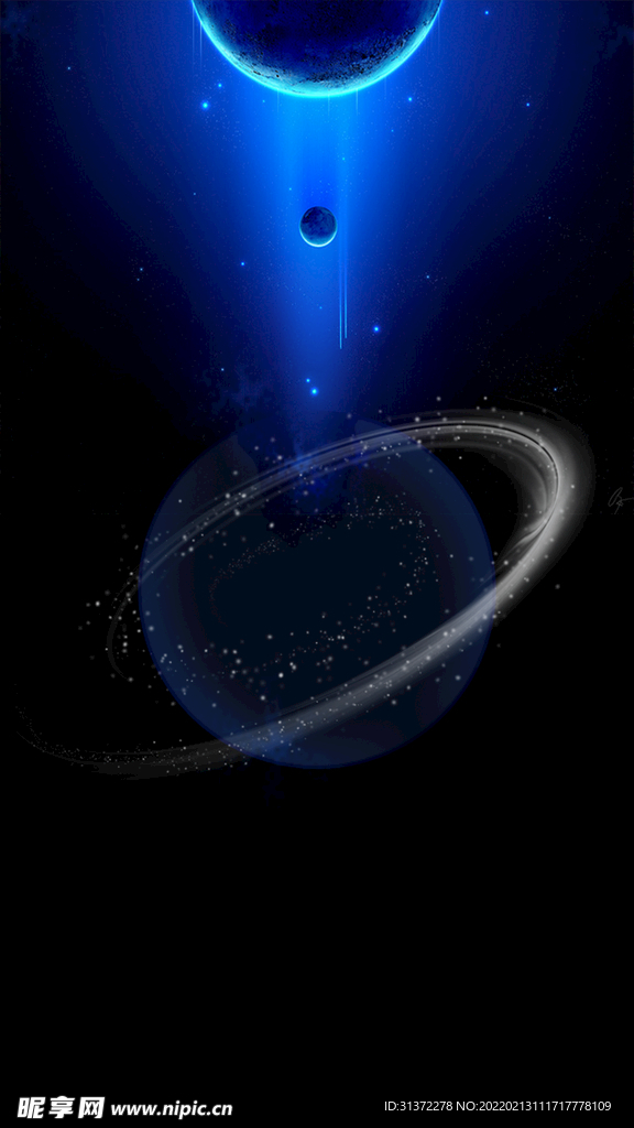 创意星空合成海报图片 