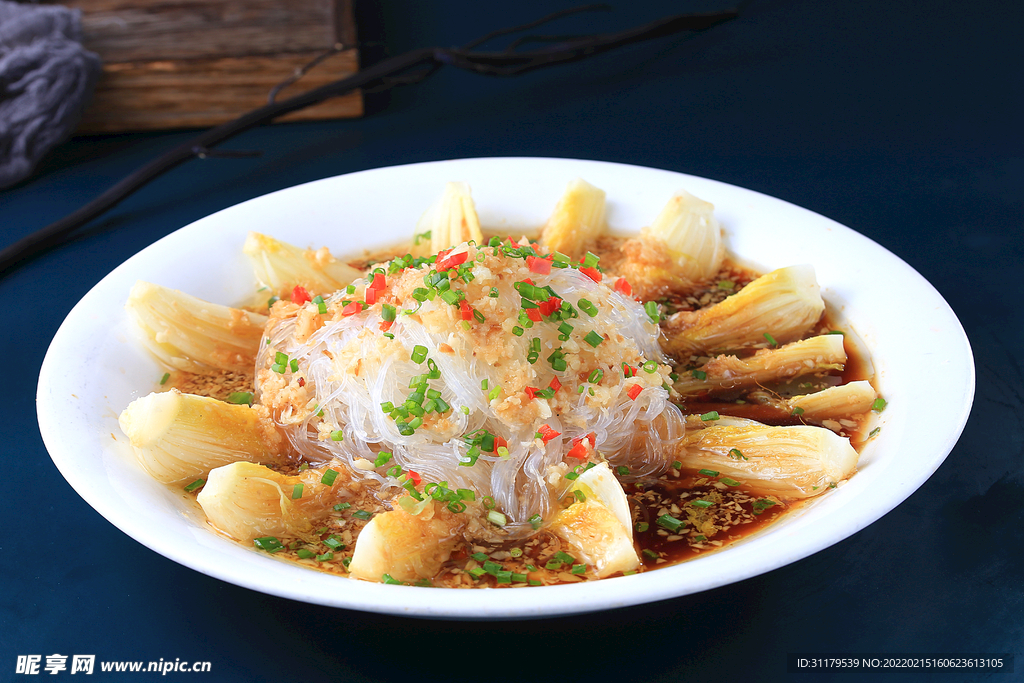 蒜茸粉丝娃娃菜