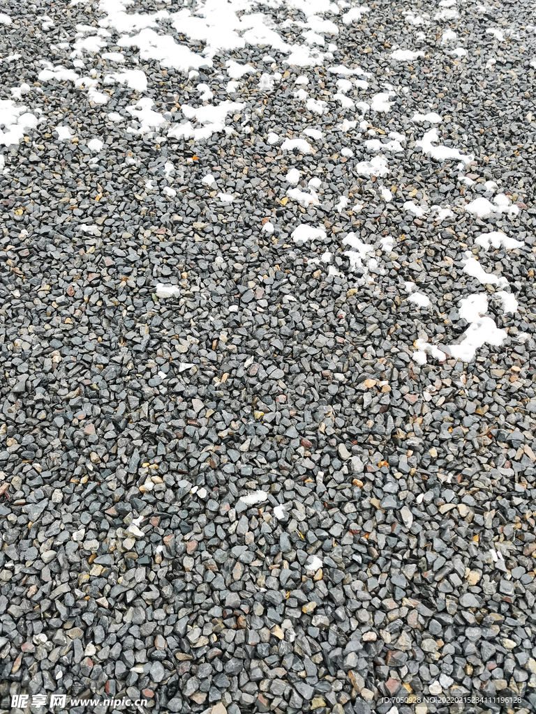 蓝色碎石子纹理背景