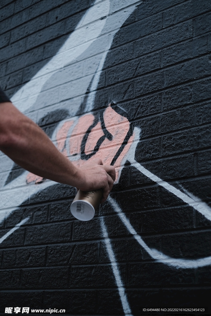 街头艺术喷漆涂鸦画