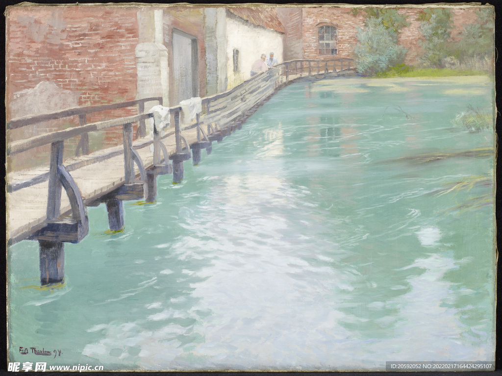 油画  