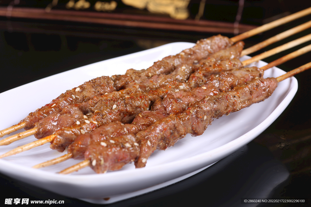 烤牛肉串