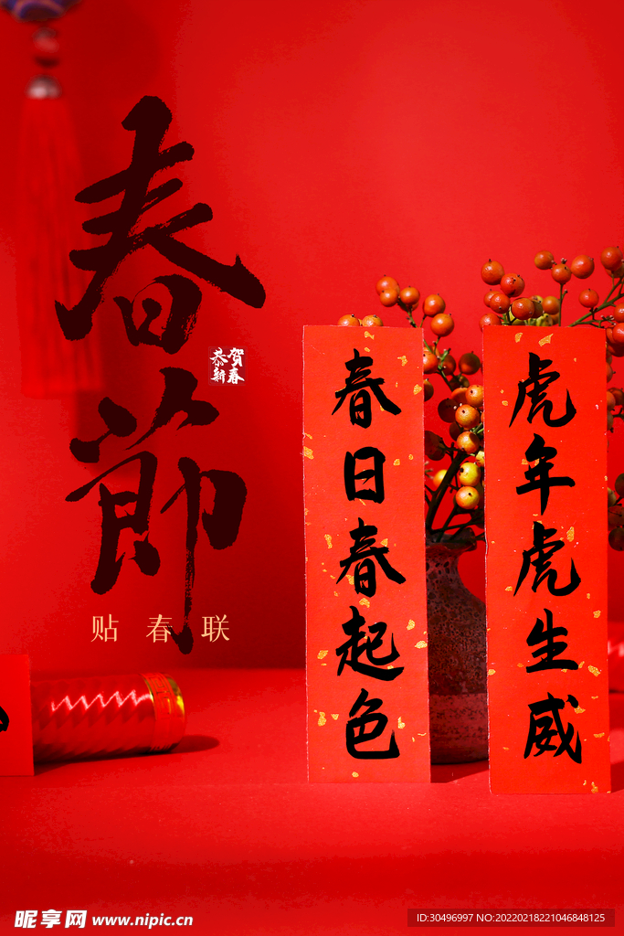中国风古风虎年海报