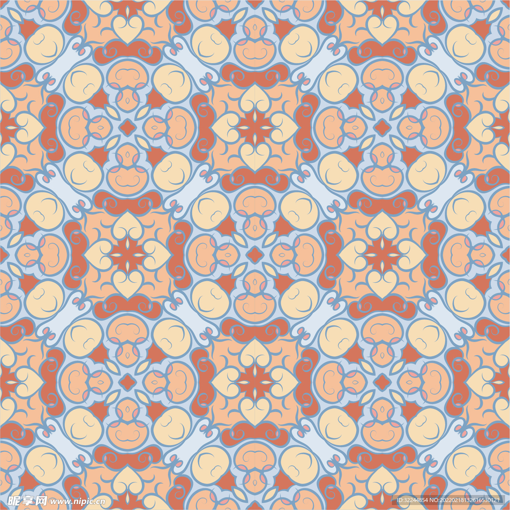 服饰面料 中国风古典 民族背景