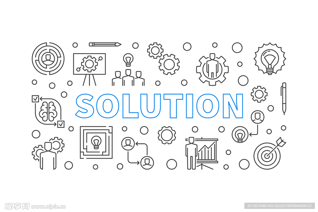 灵感图标组合插图