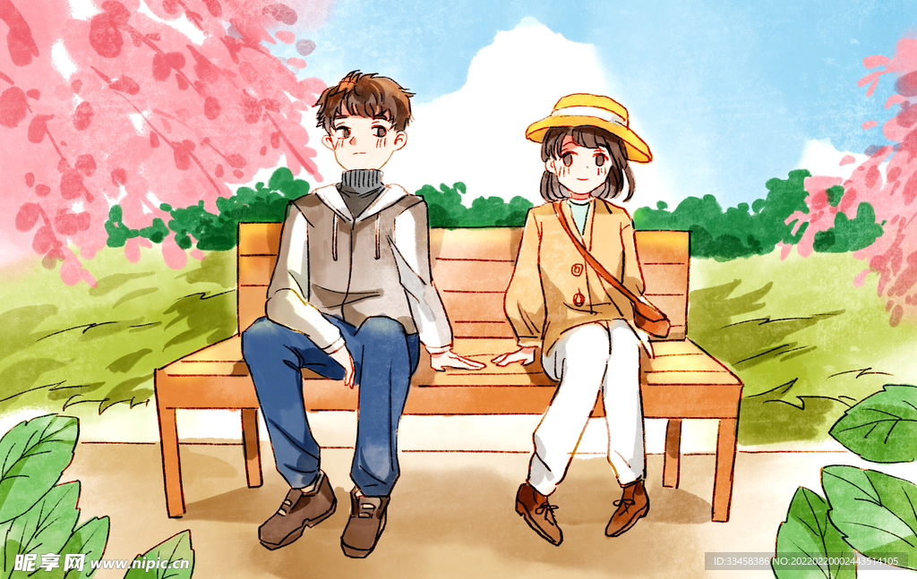 春日青涩的约会