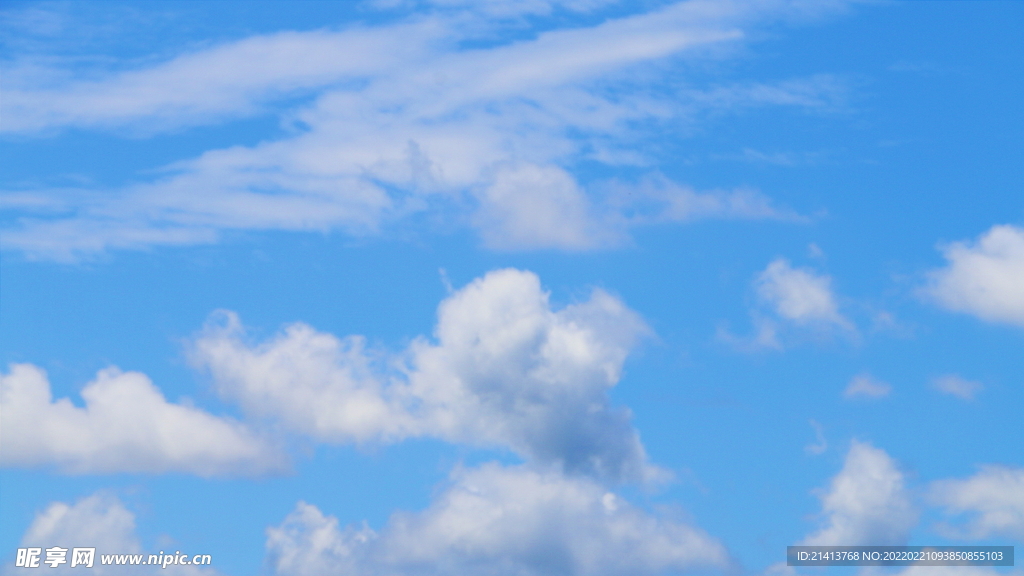 天空蓝天白云