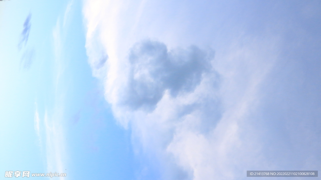 蓝天白云天空 