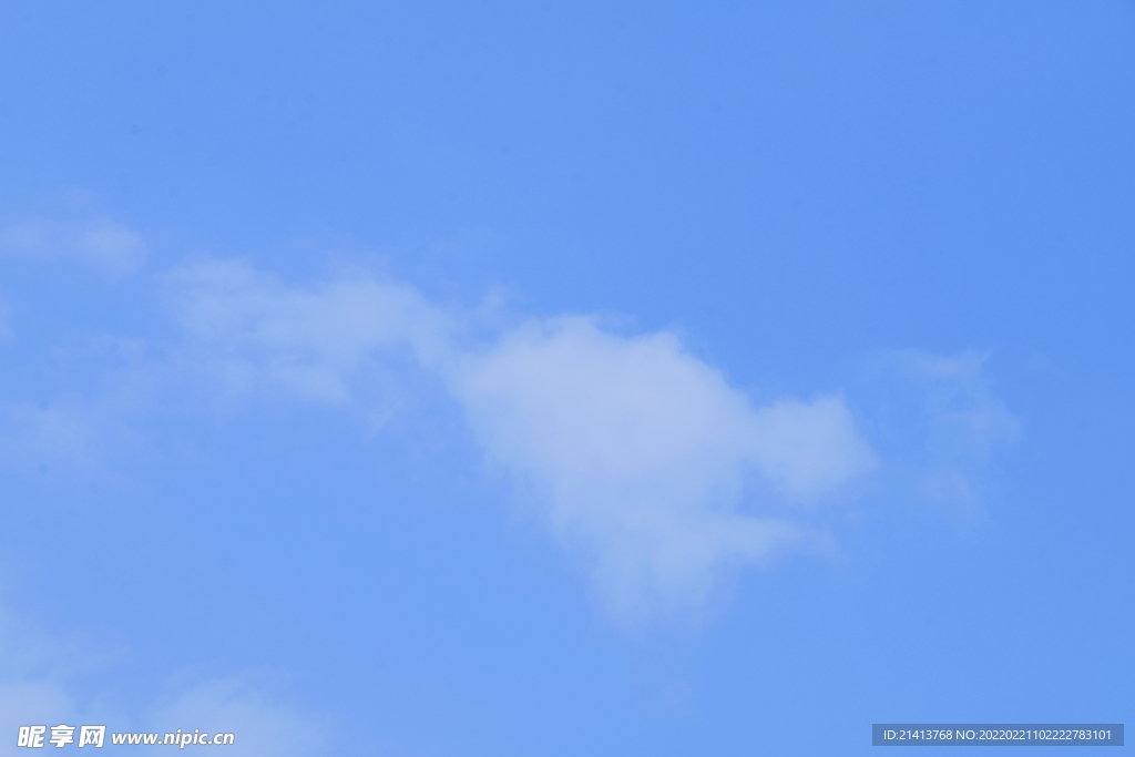 蓝天白云天空 