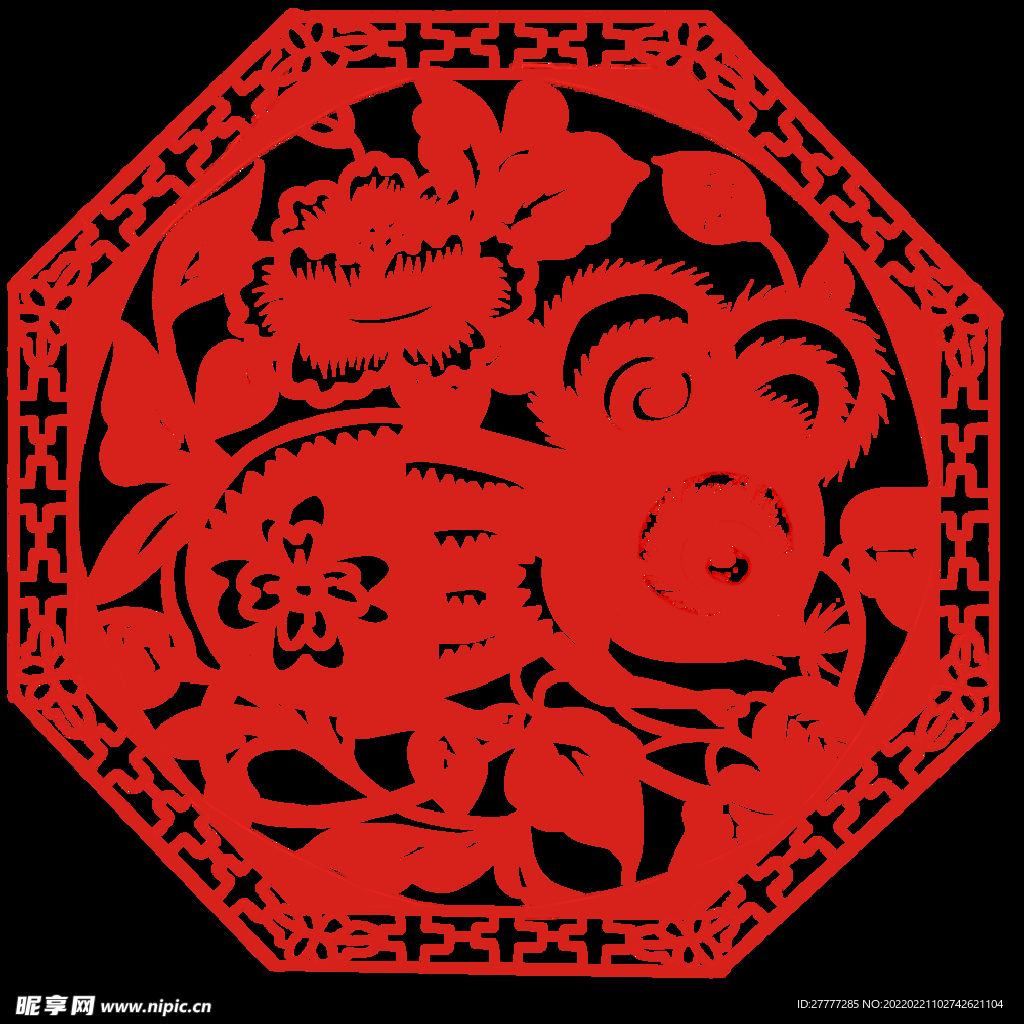 老鼠剪纸