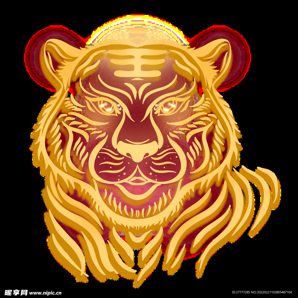 烫金老虎