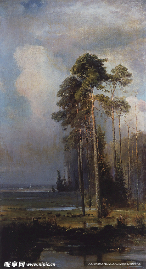 油画  