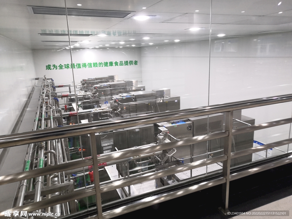 牛奶加工生产车间