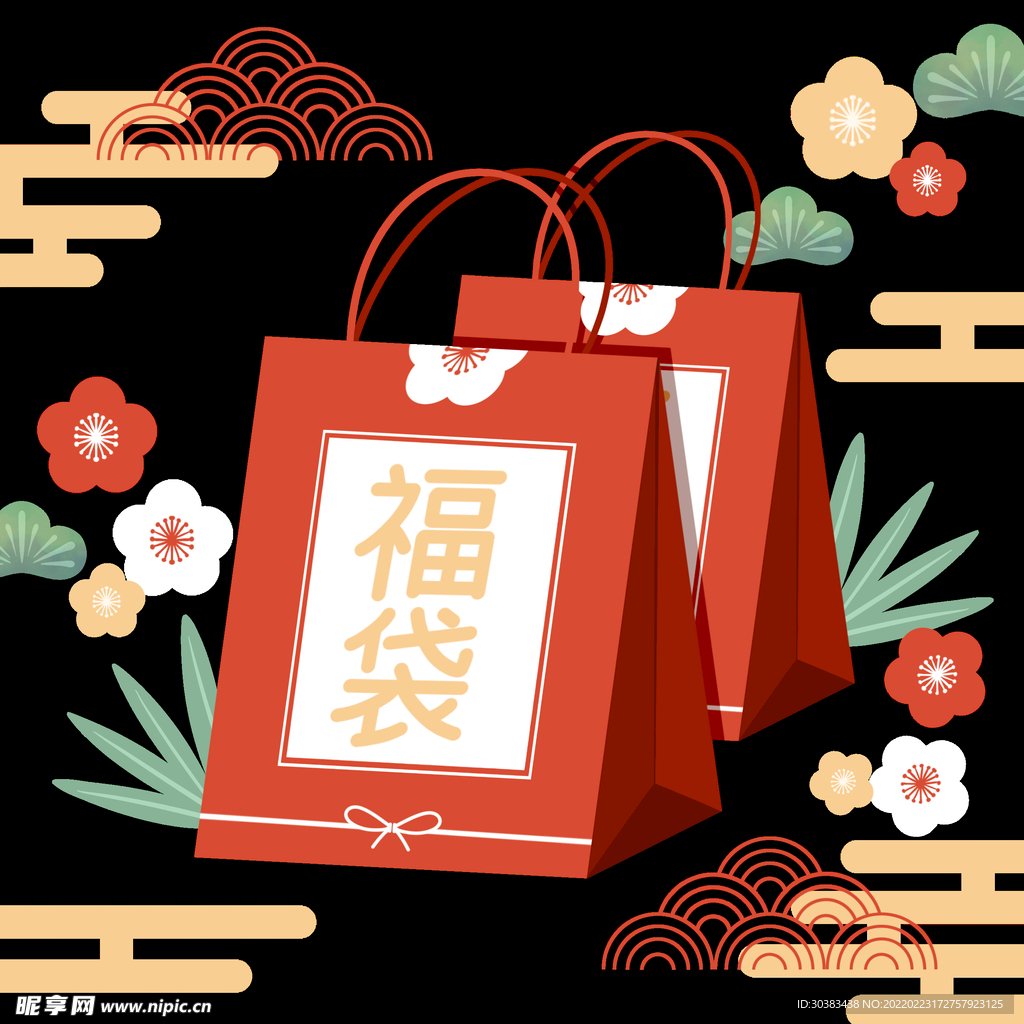 2022虎年新年春节礼盒福袋设