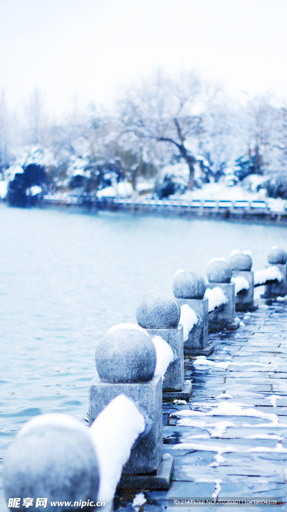 冬日雪景风景 