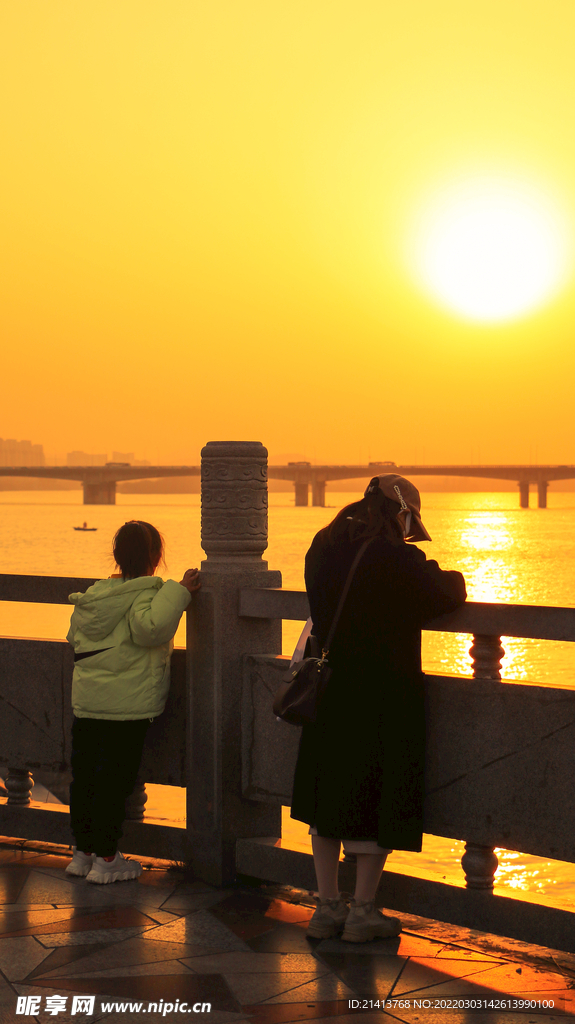 夕阳残阳美景