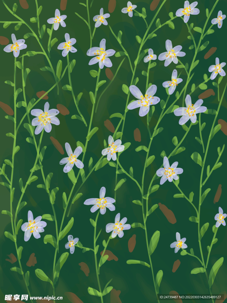 小花背景