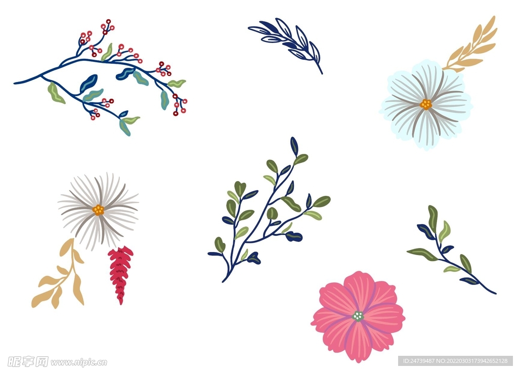 花朵小草素材合集