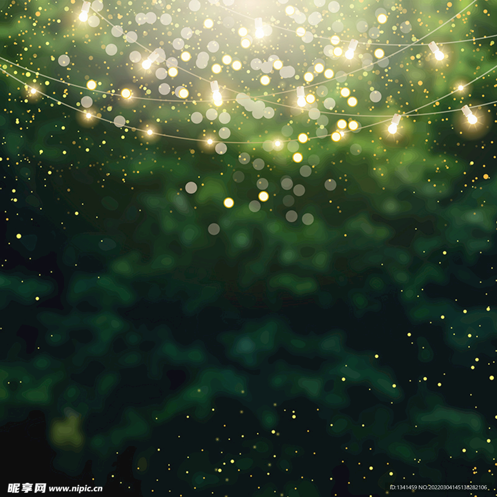 绿色节庆背景图
