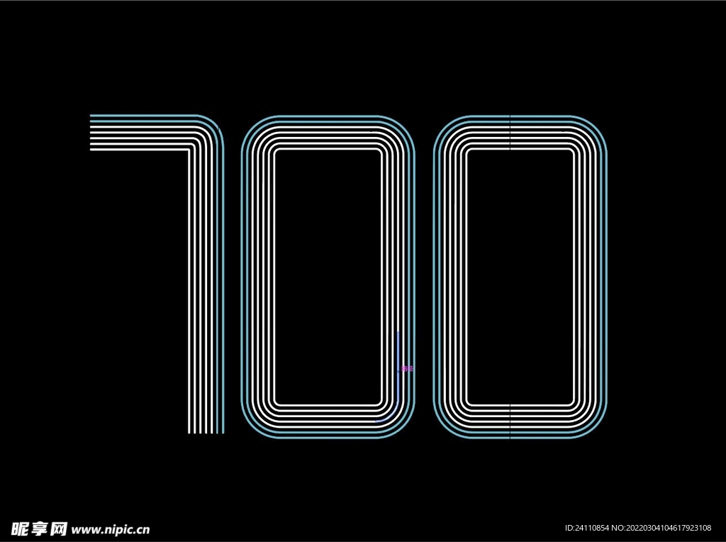 数字100