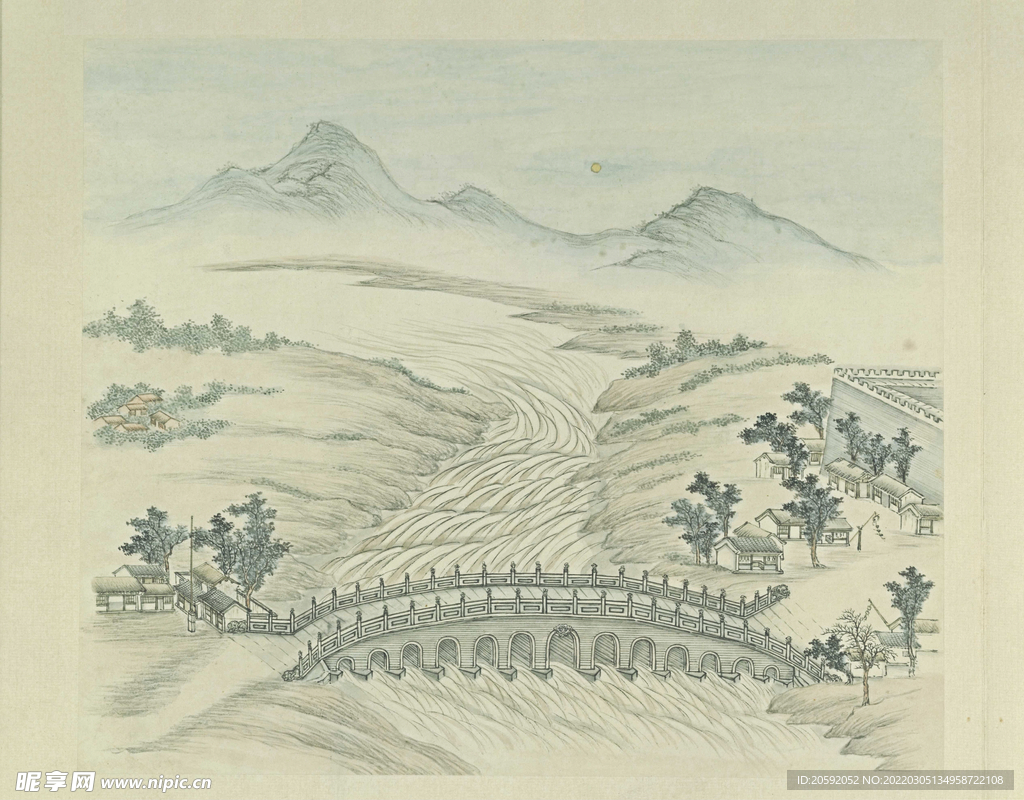 山水画 