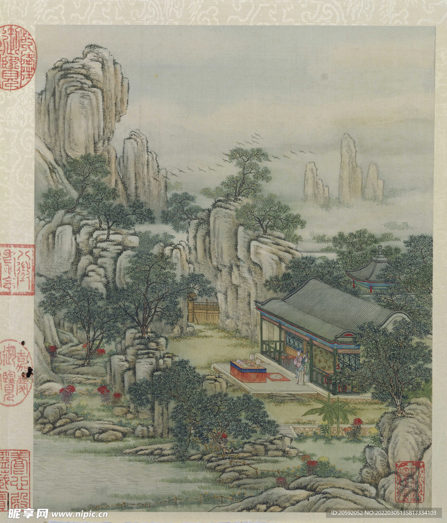山水画  