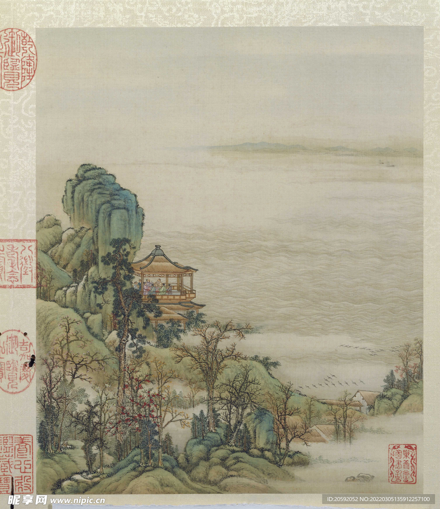 山水画  