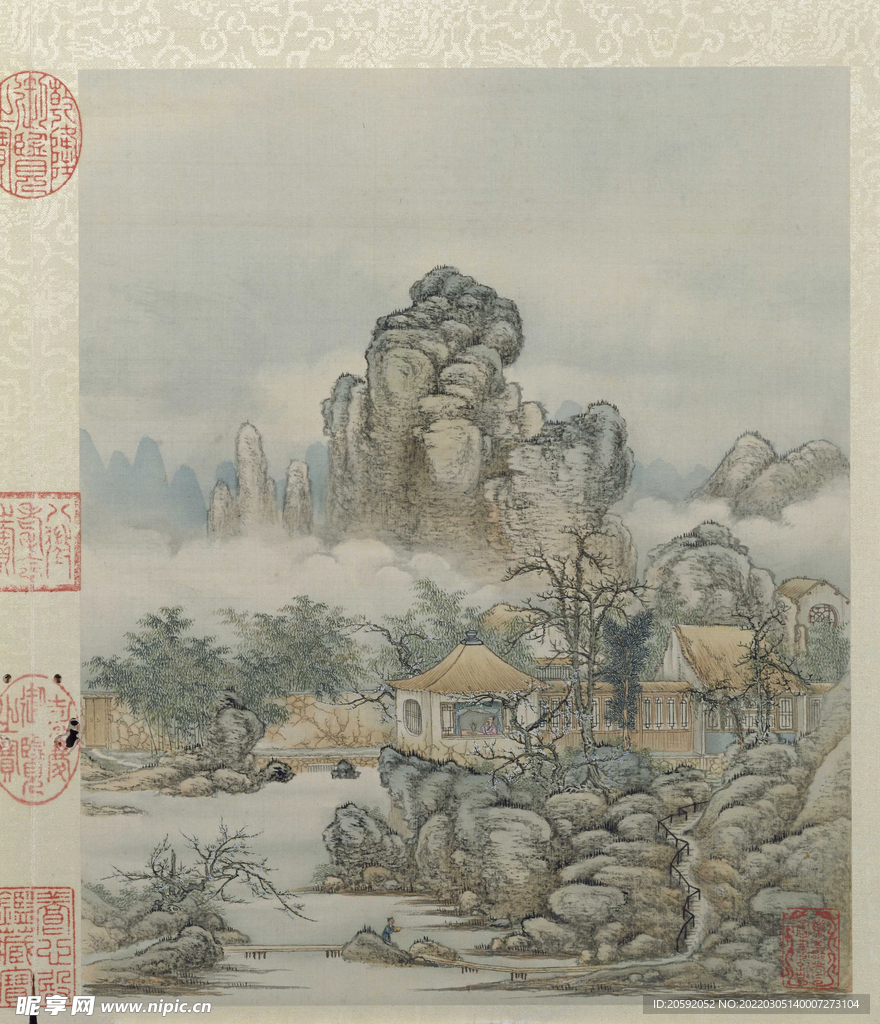 山水画  