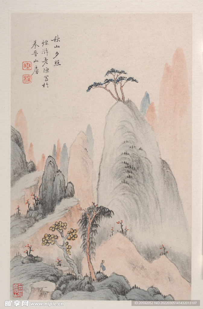 山水画  