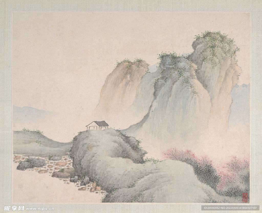 山水画  
