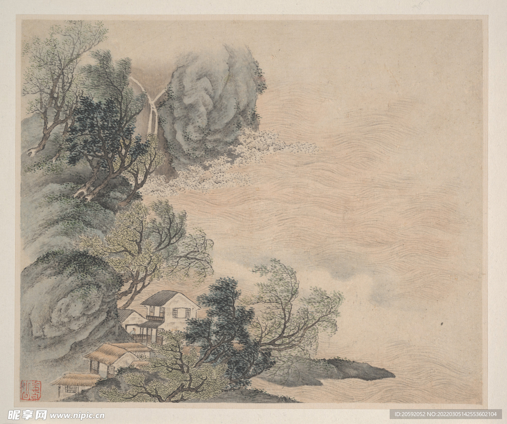 山水画  
