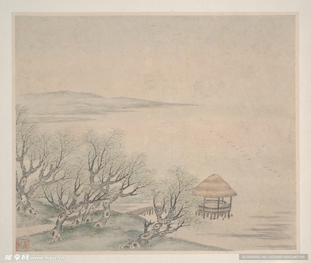 山水画  