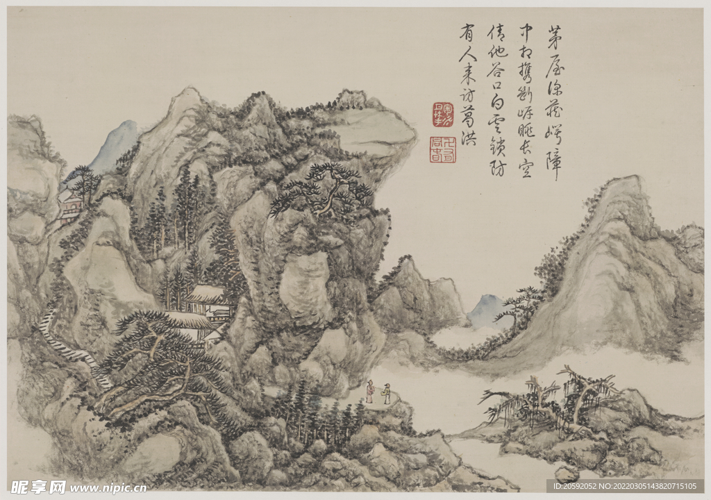 山水画 